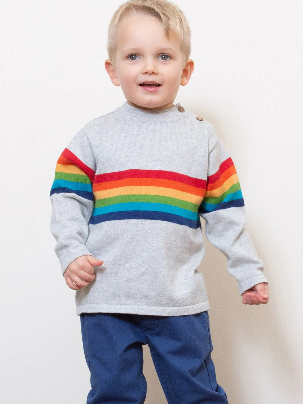 Retro rainbow jumper