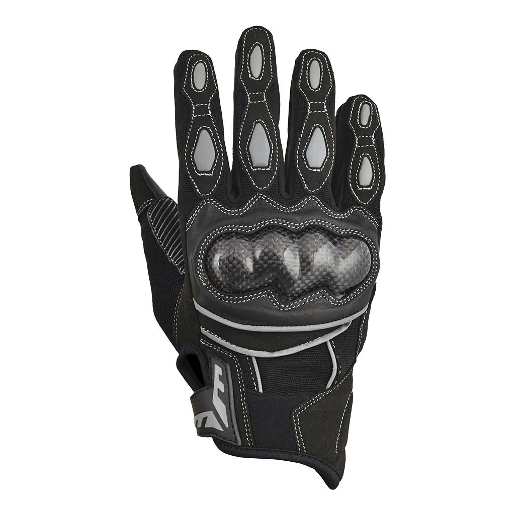 RIDERACT® Light Weight Leather Motorcycle Gloves RexOne Biker Gloves