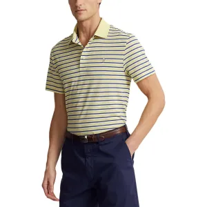 RLX Ralph Lauren Tour Pique Stripe Polo Shirt - Bristol Yellow Multi