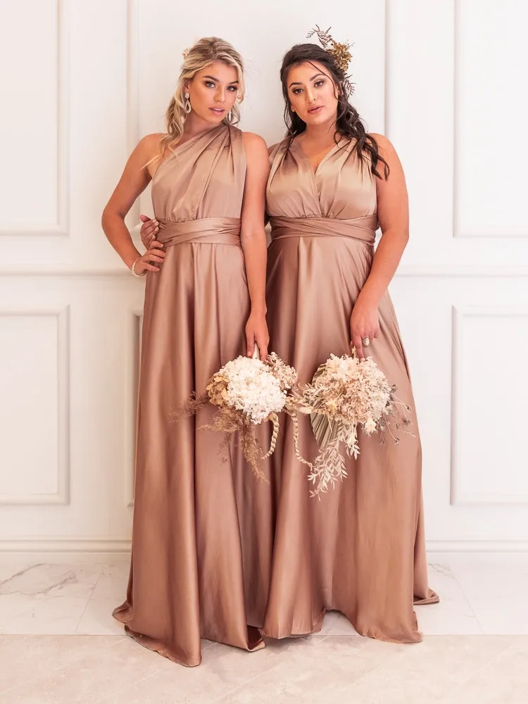 Roman Multiway Maxi Dress - Mocha