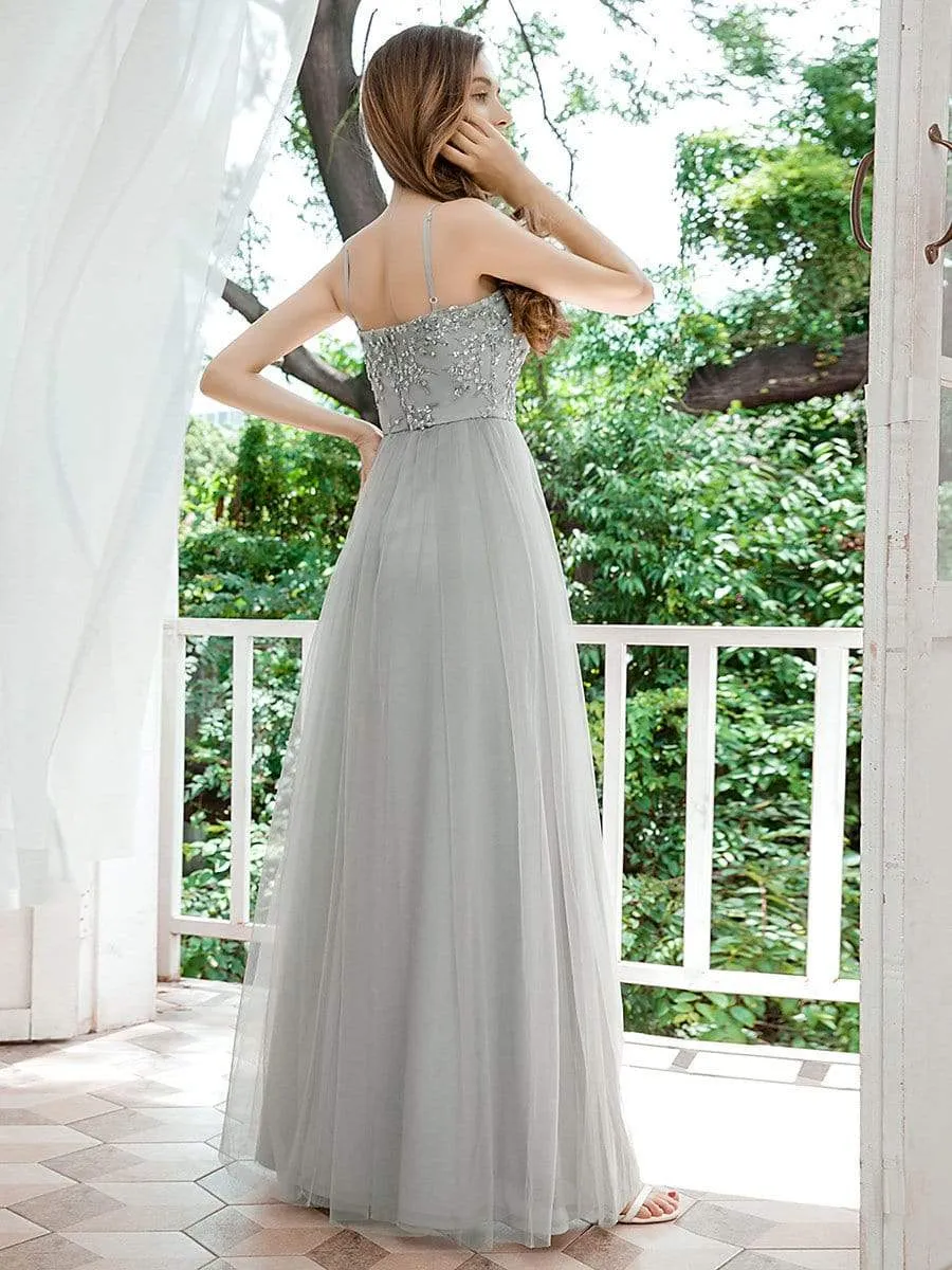 Romantic Sweetheart Neckline Bridesmaid Dresses with Spaghetti Straps