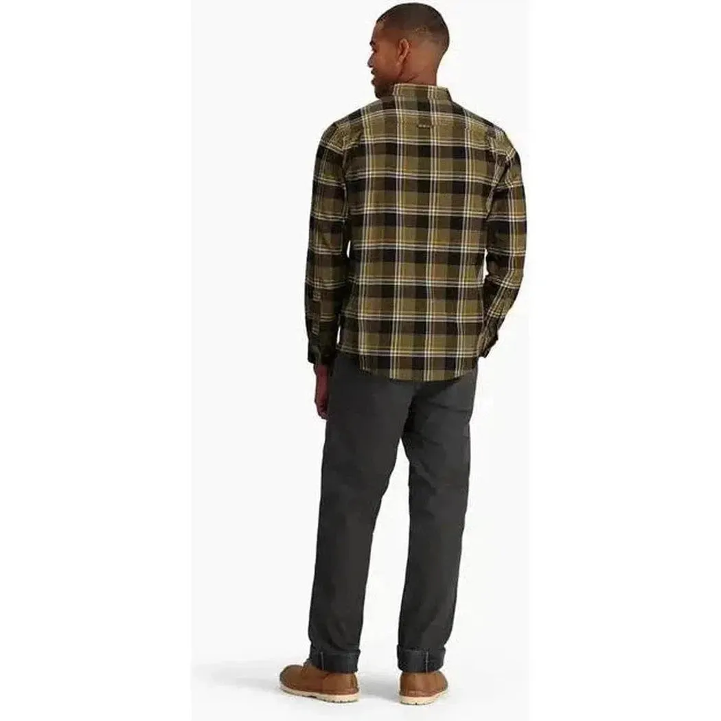 Royal Robbins Men's Lieback Organic Cotton Flannel Long Sleeve