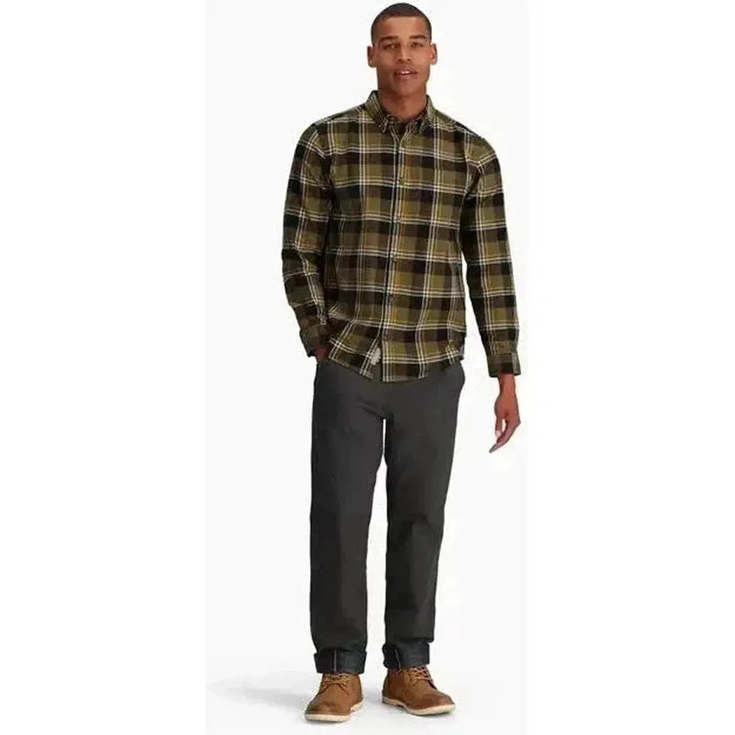 Royal Robbins Men's Lieback Organic Cotton Flannel Long Sleeve