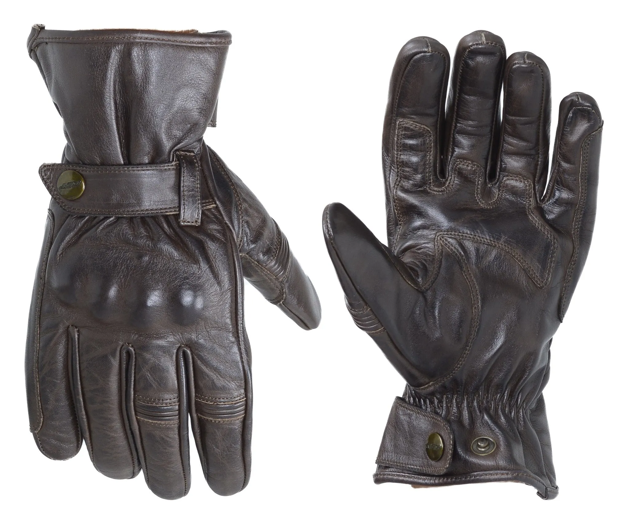 RST 2143 Roadster II Vintage Leather Gloves - Brown