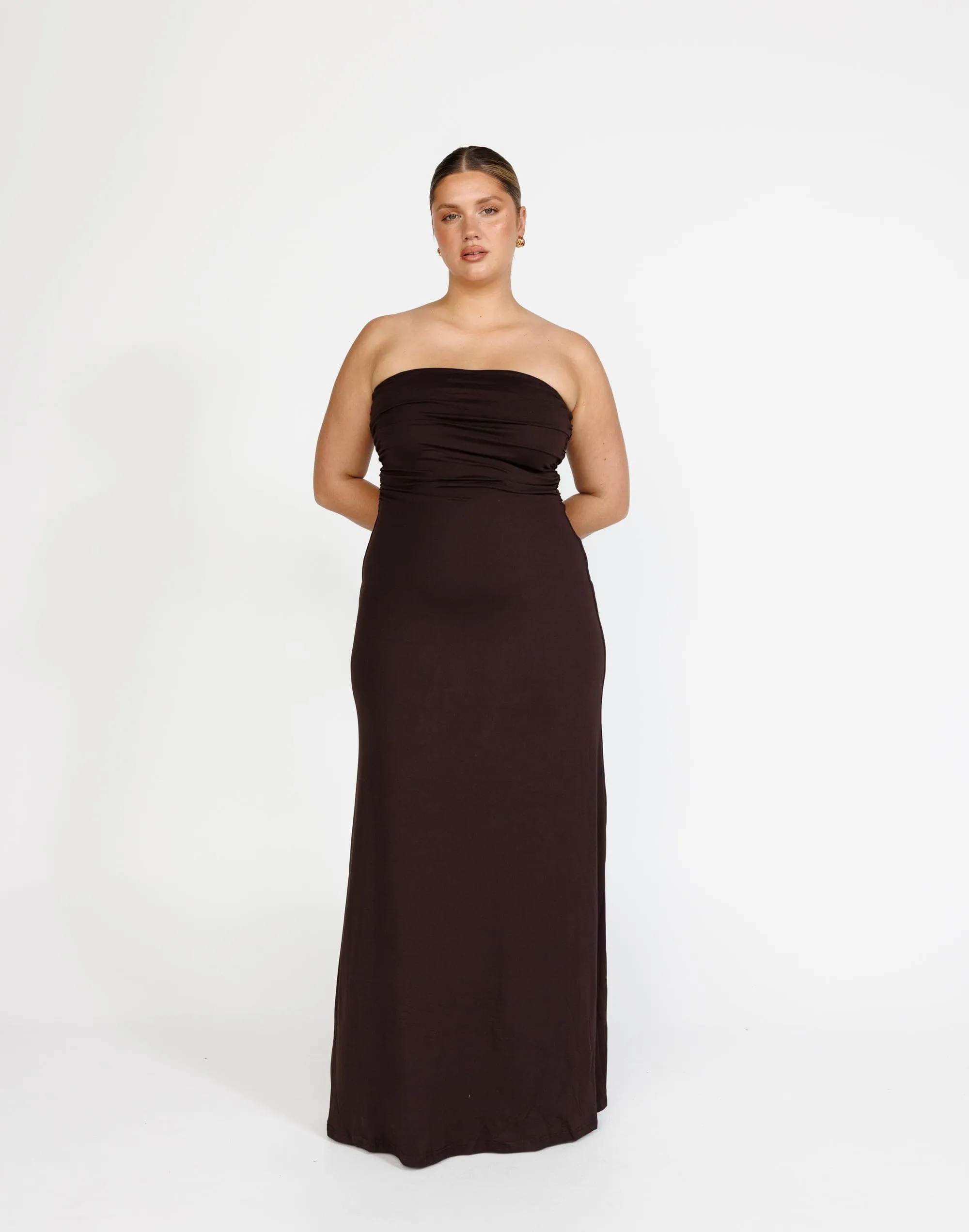 Sarie Maxi Dress (Chocolate)