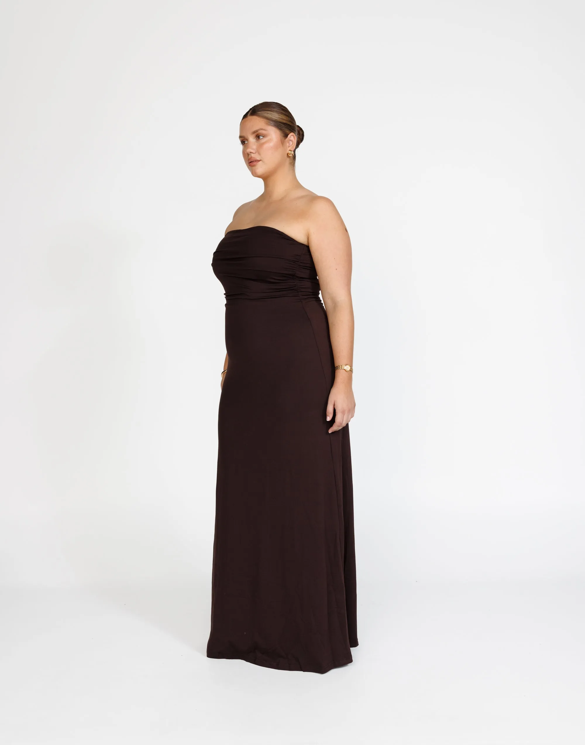 Sarie Maxi Dress (Chocolate)