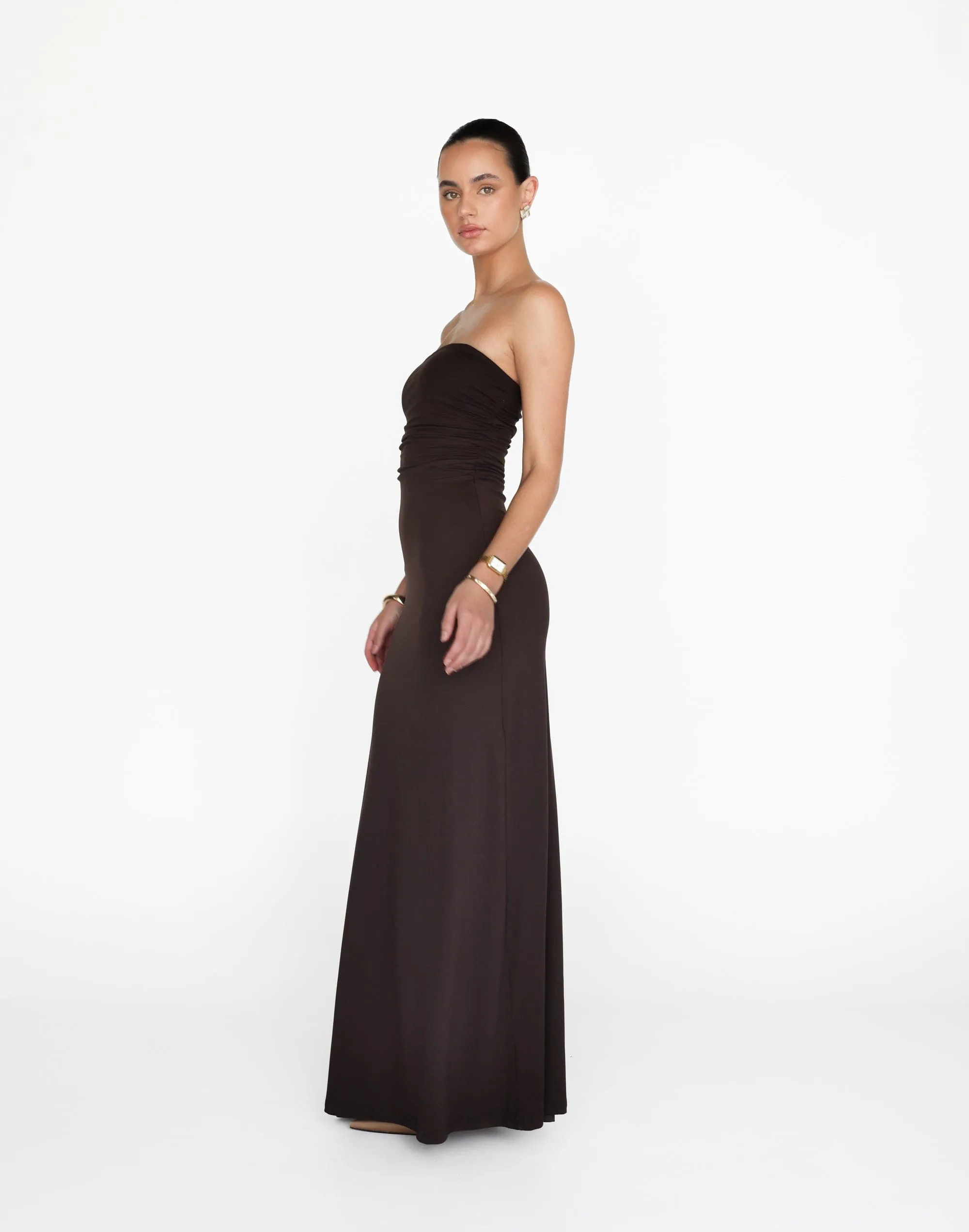 Sarie Maxi Dress (Chocolate)