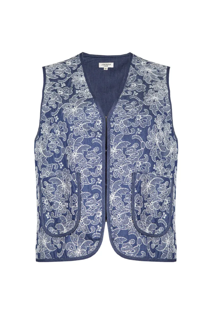 Seb Denim Waistcoat