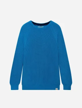 Sergio Women's Organic Cotton Jumper | French Blue