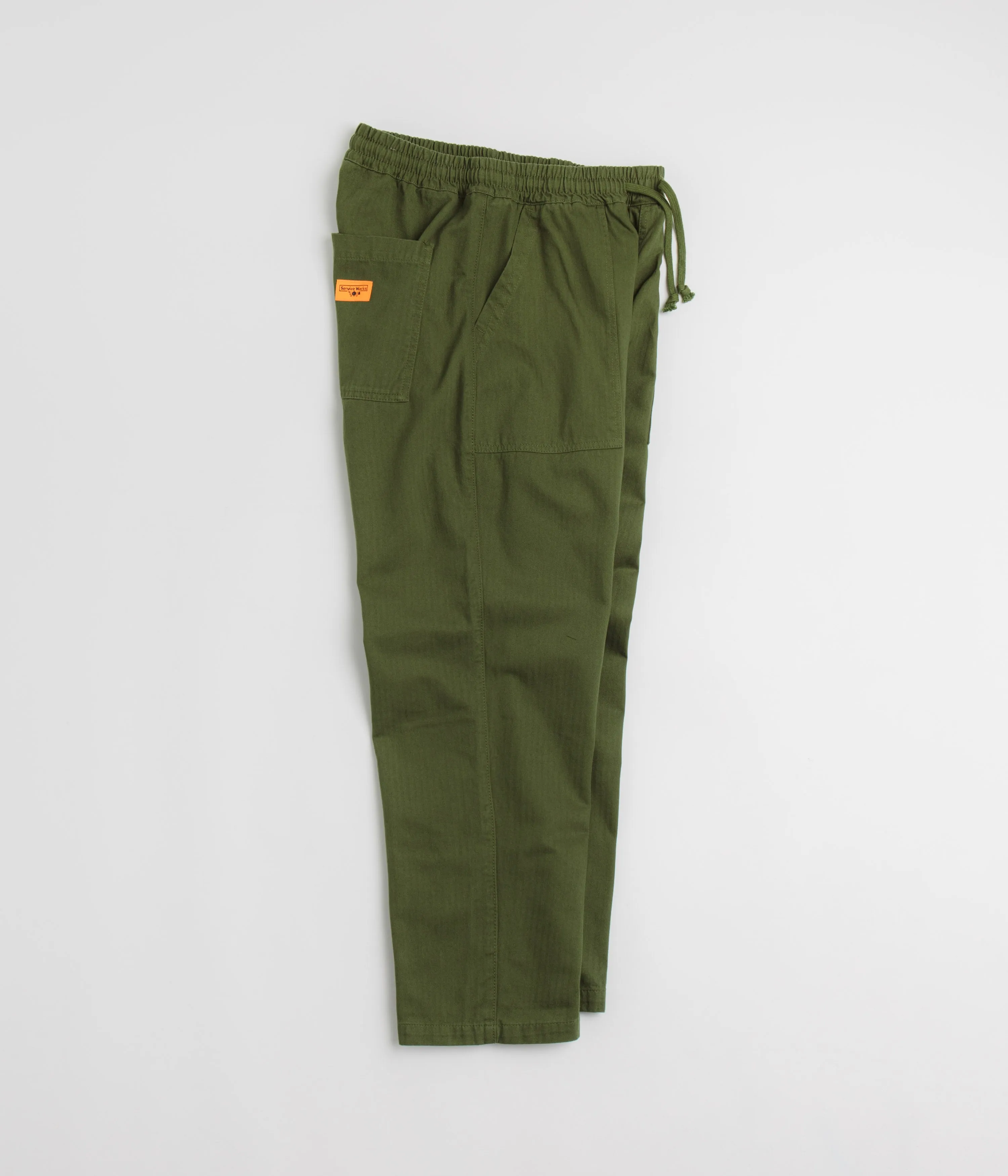 Service Works Herringbone Chef Pants - Pesto