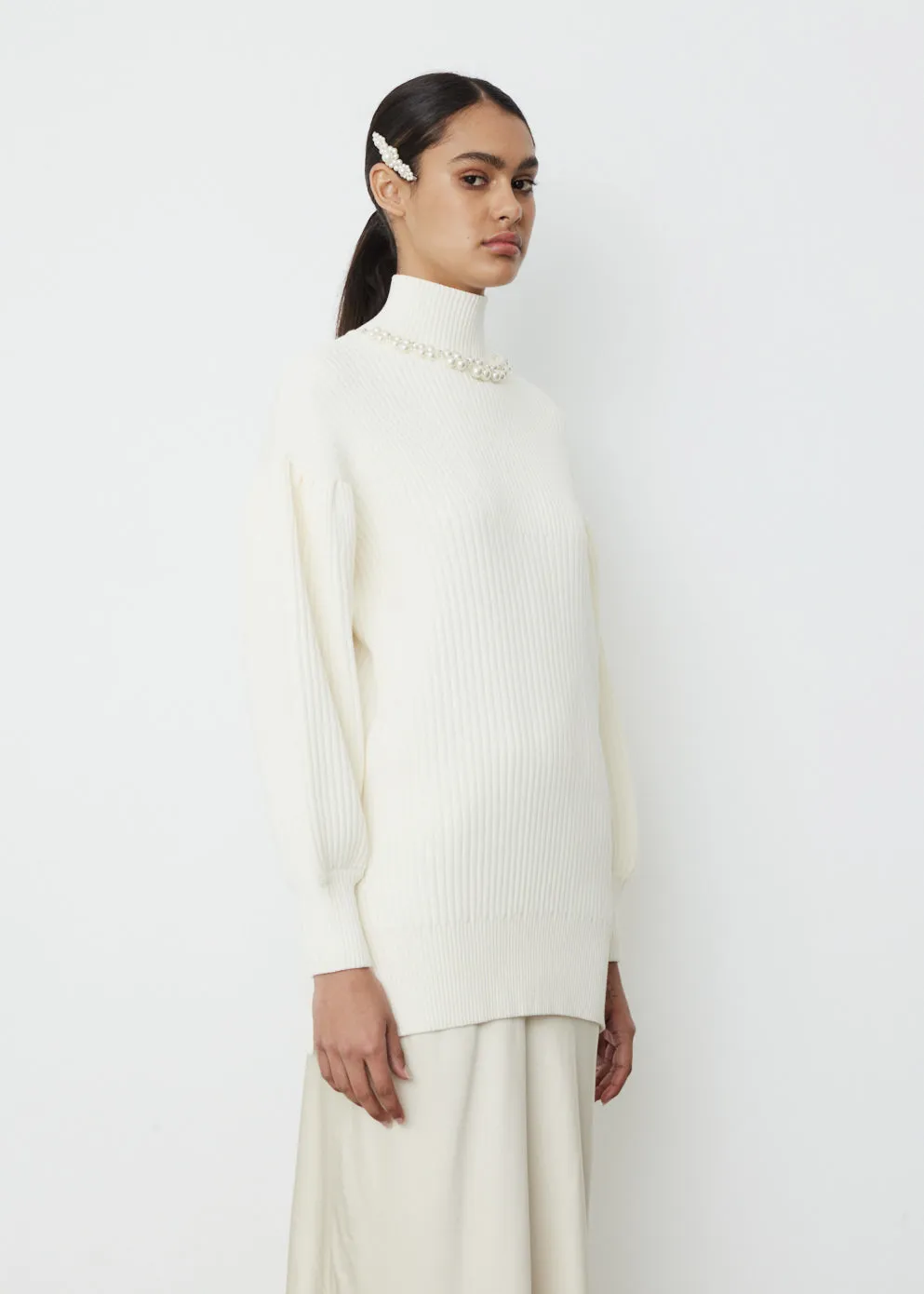 Signature Sleeve Turtleneck Jumper