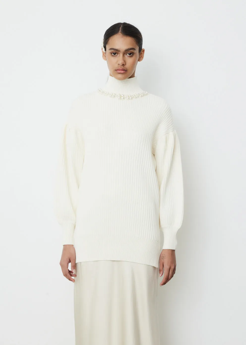 Signature Sleeve Turtleneck Jumper