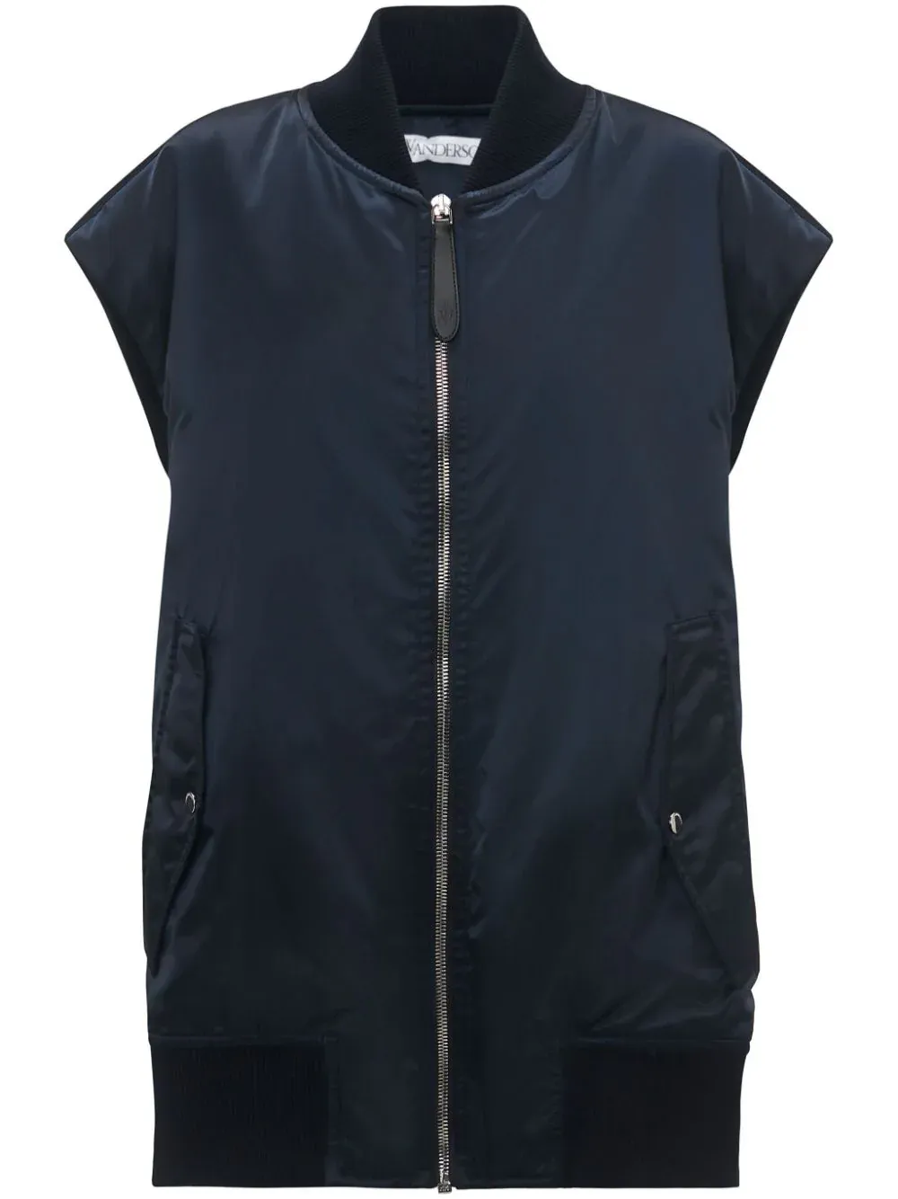 Sleeveless Bomber Jacket