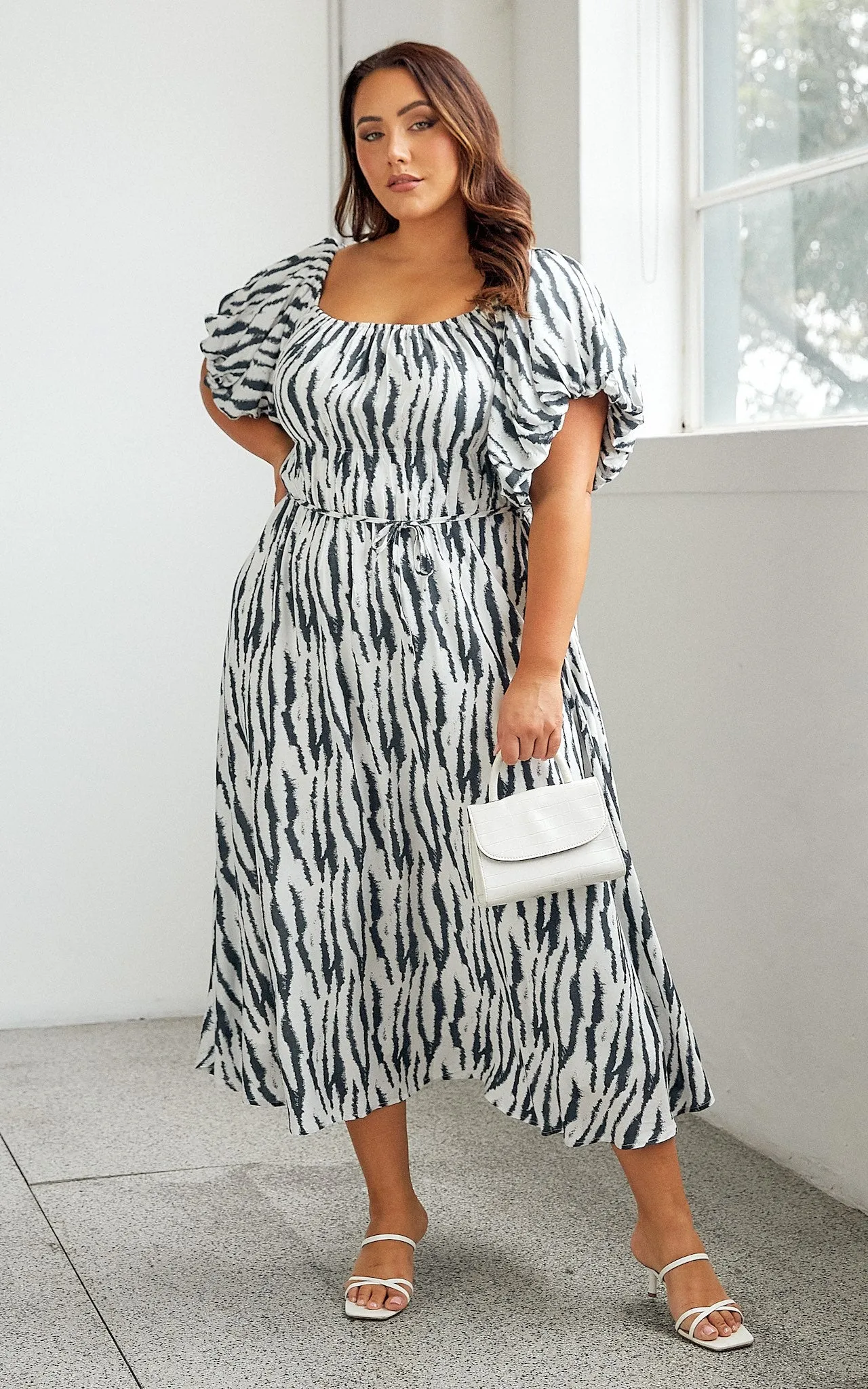 Sloan Dress - Zebra Print