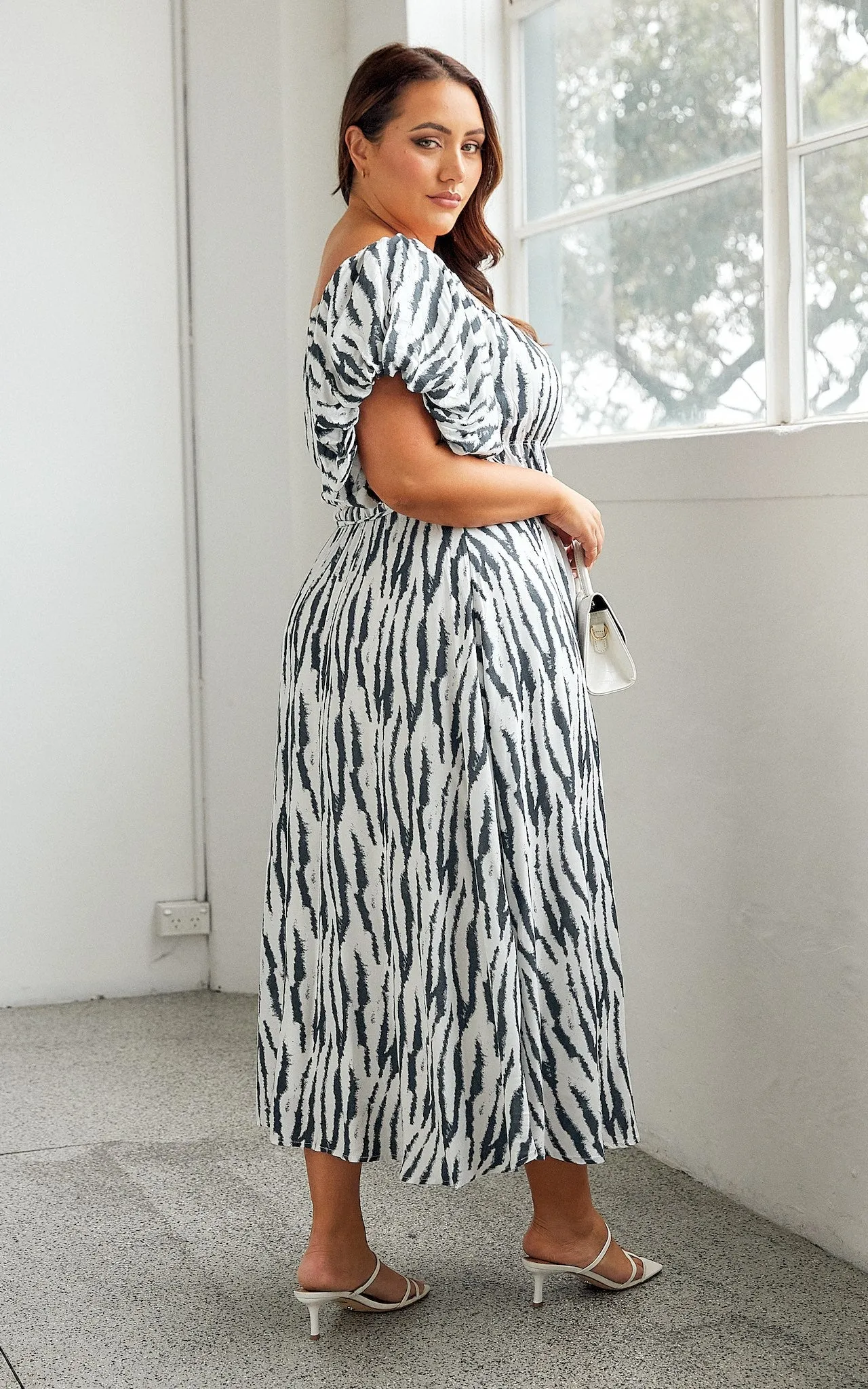 Sloan Dress - Zebra Print