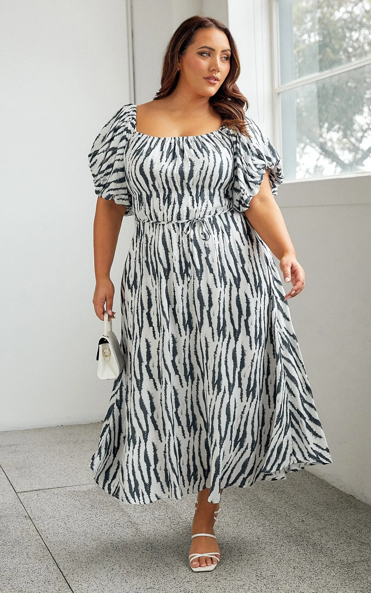 Sloan Dress - Zebra Print