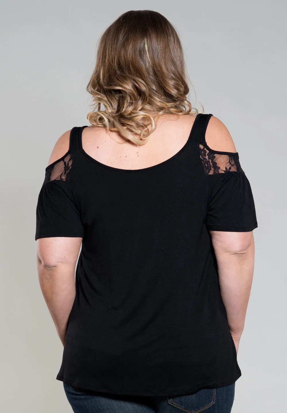 Stacy Cold Shoulder Top