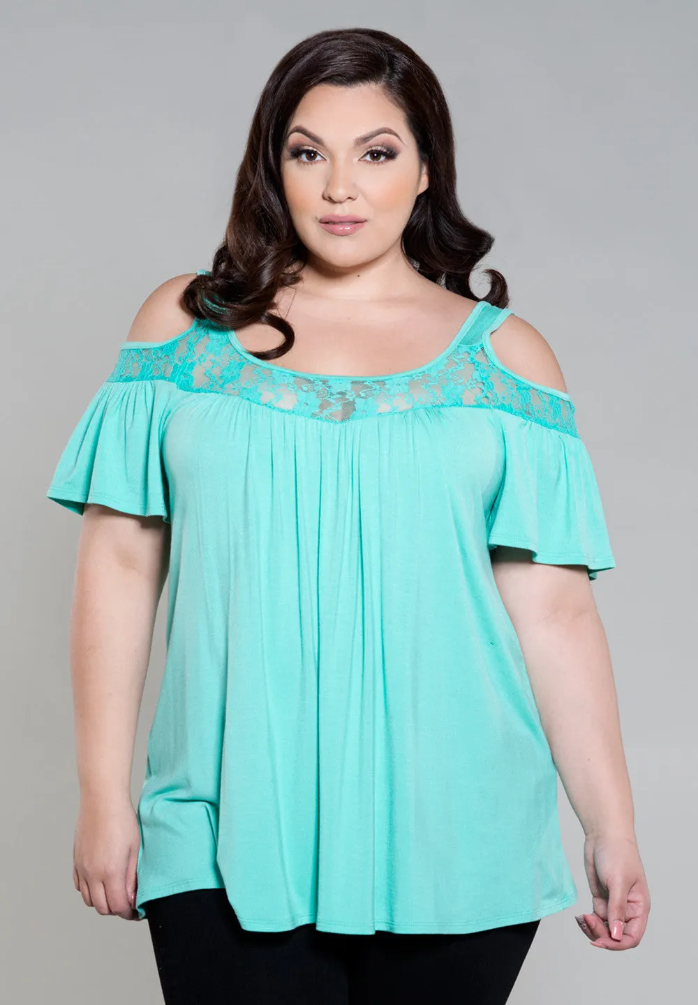 Stacy Cold Shoulder Top