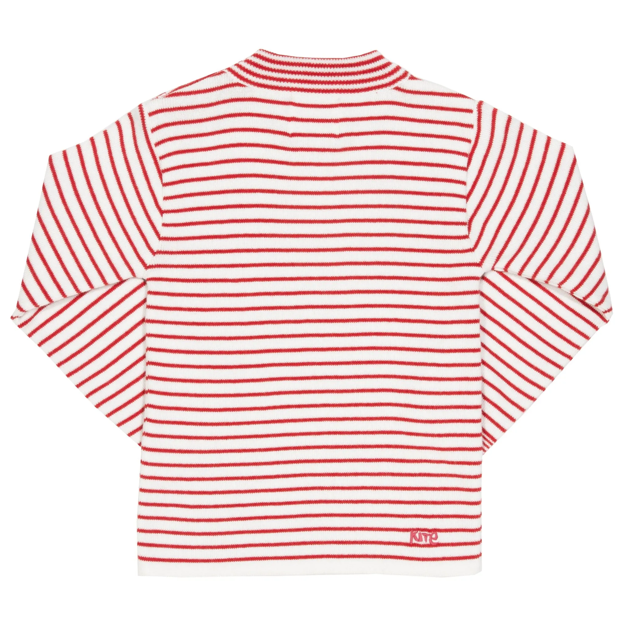 Stripy heart jumper