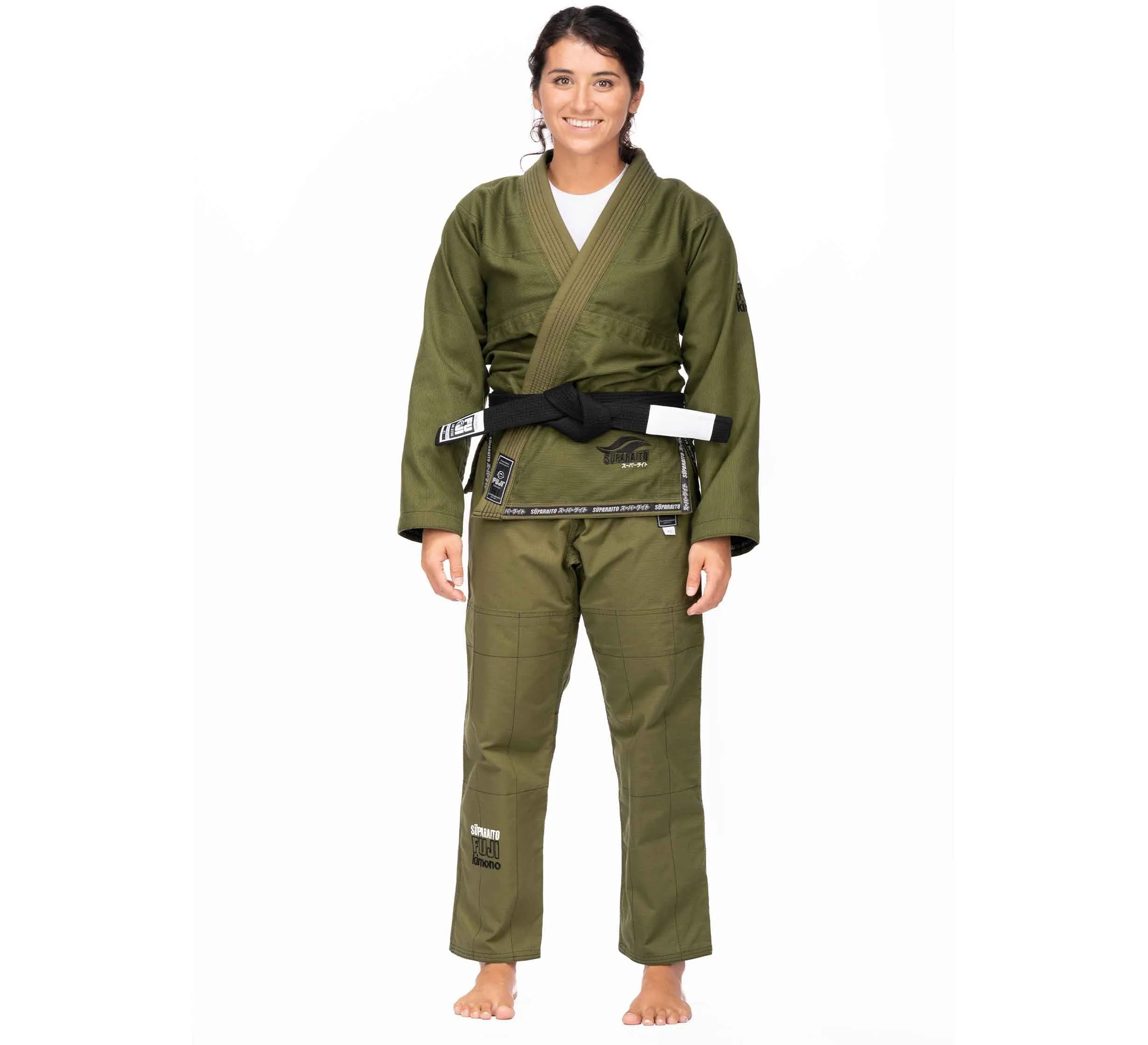 Suparaito BJJ Gi (Unisex Size) Army Green