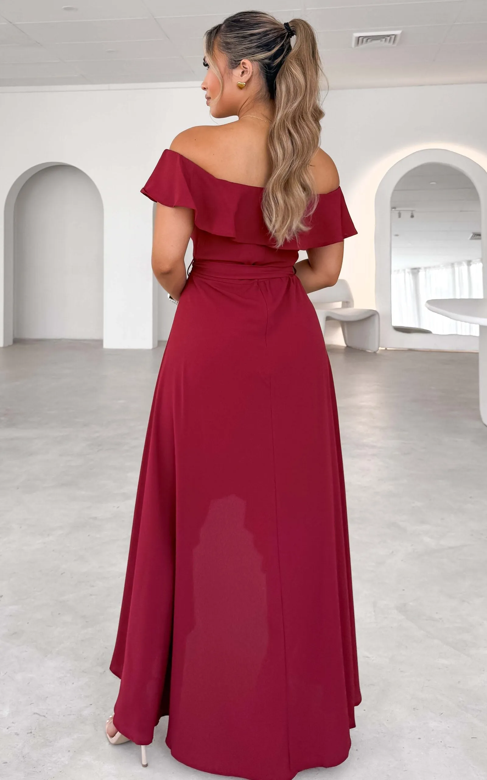 Tatiana Maxi Dress - Wine