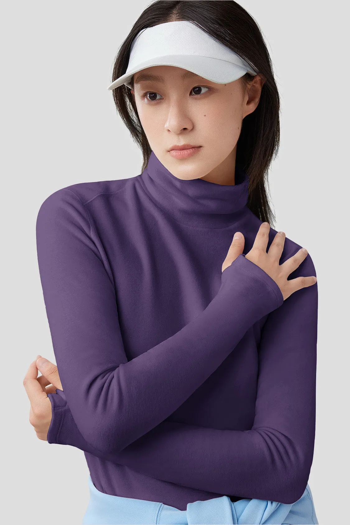 ThermaFlex - Women's Slim-Fit High-Warmth Turtleneck Top