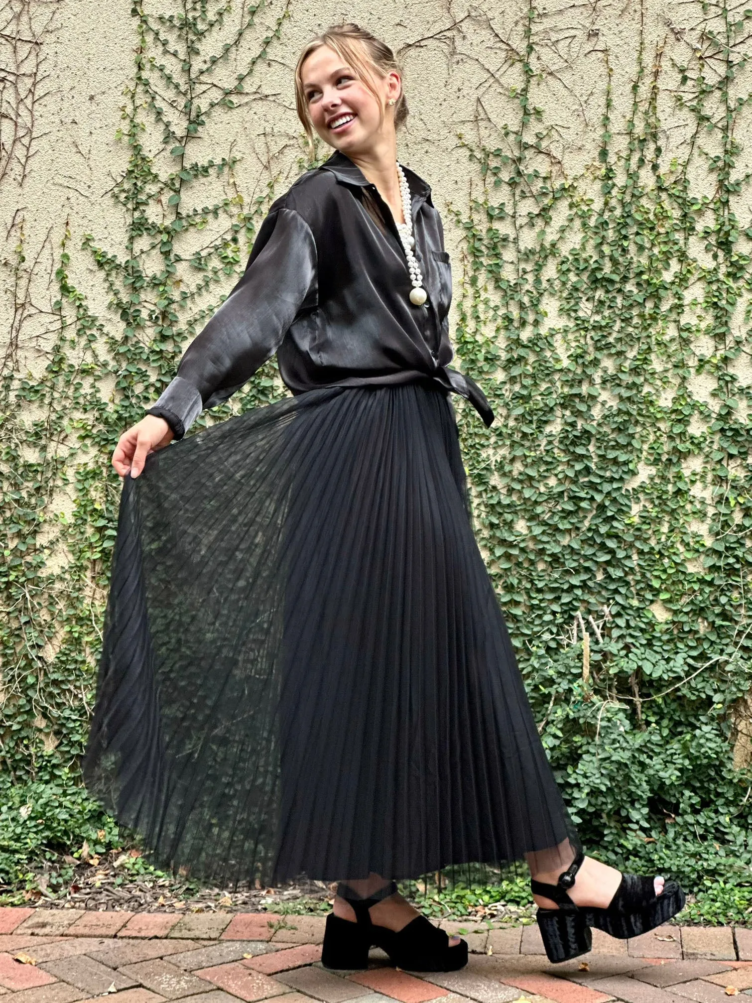 Twirl in Tulle Maxi Skirt