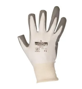 Uvex Unidur 3-digit Fingerless Gloves - Grey/White