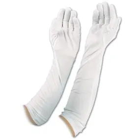 White Evening Gloves