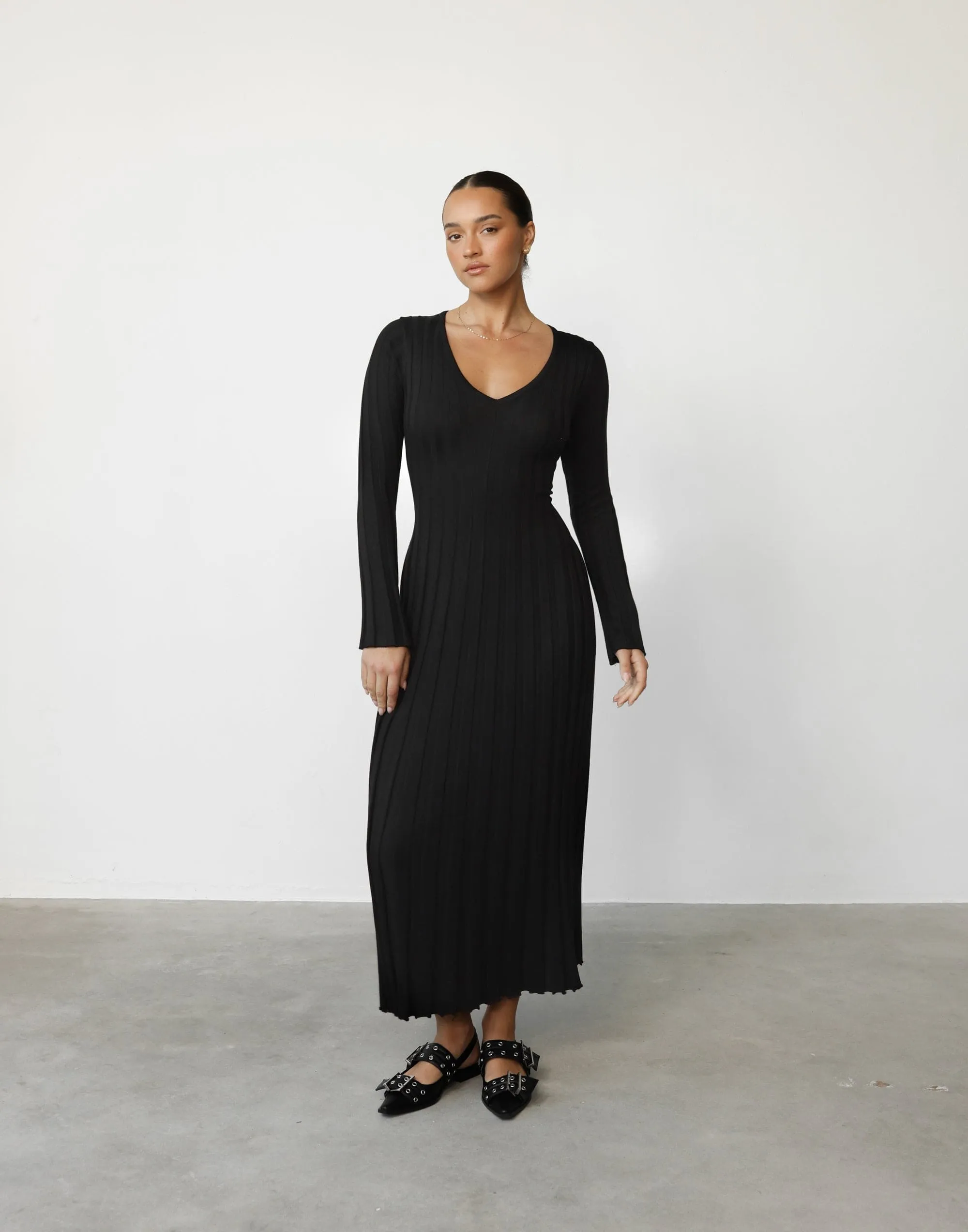 Yasmeen Maxi Dress (Black)