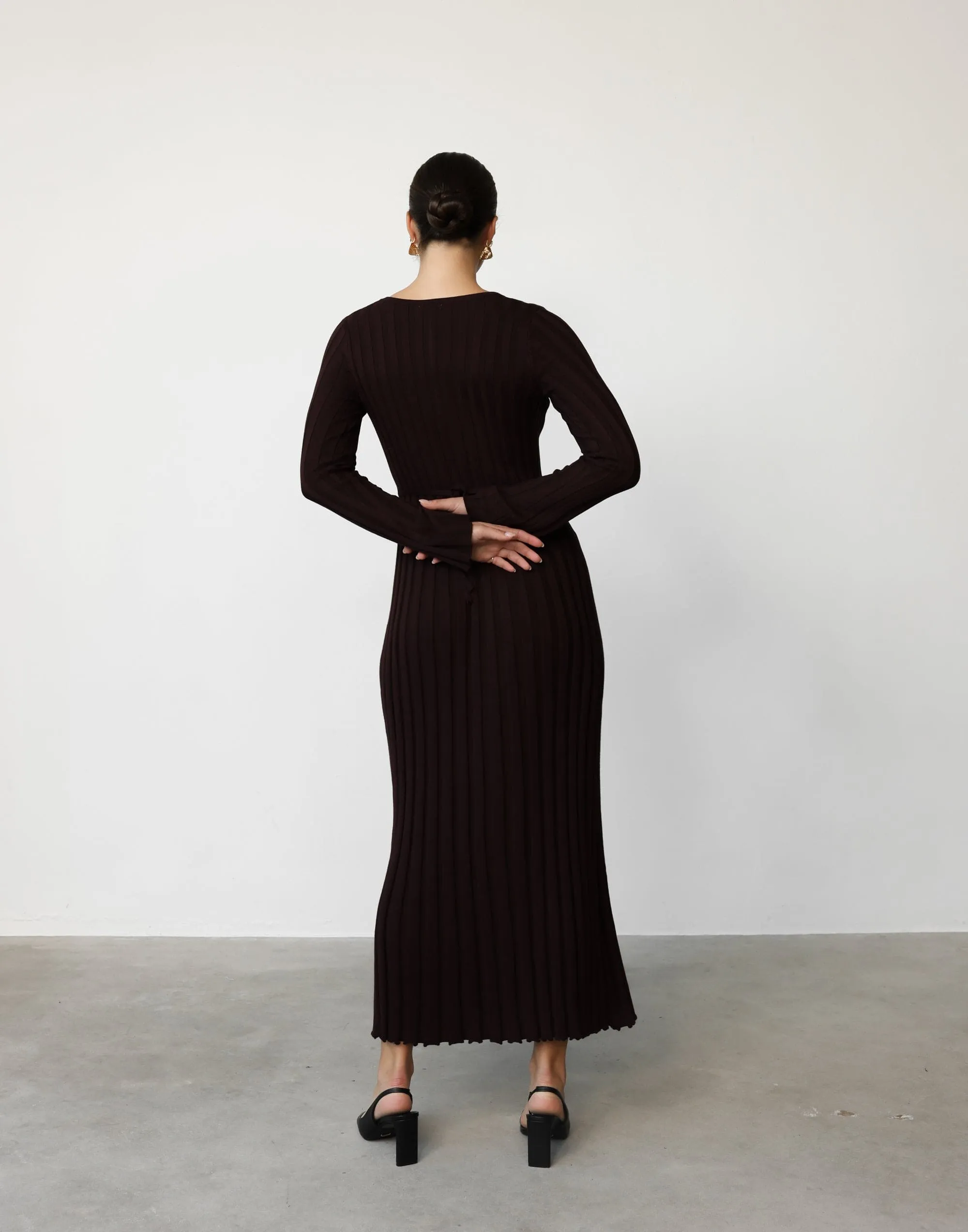 Yasmeen Maxi Dress (Chocolate)