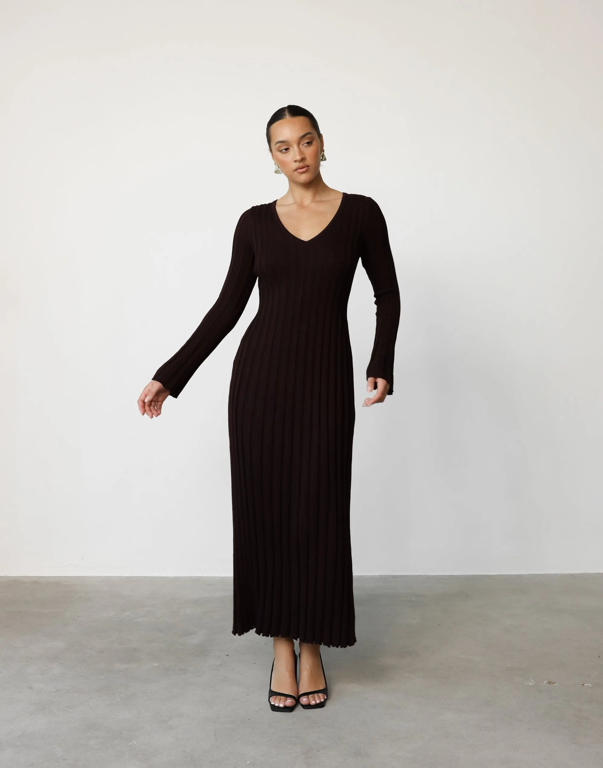 Yasmeen Maxi Dress (Chocolate)